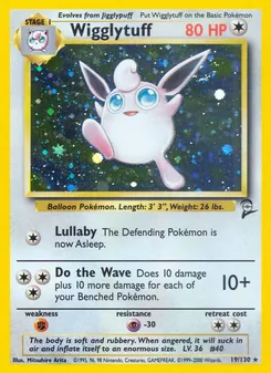 Wigglytuff 19/130 — Base Set 2