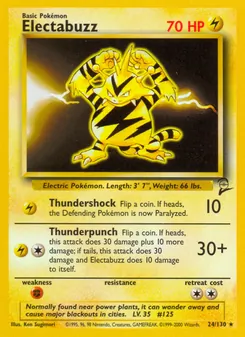 Electabuzz 24/130 — Base Set 2