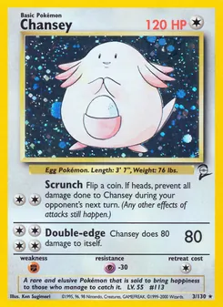 Chansey 3/130 — Base Set 2