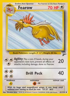 Fearow 41/130 — Base Set 2