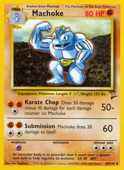 Machoke 49/130 — Base Set 2