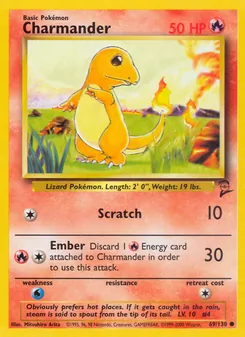 Charmander 69/130 — Base Set 2