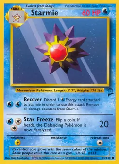 Starmie 94/130 — Base Set 2