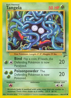 Tangela 96/130 — Base Set 2