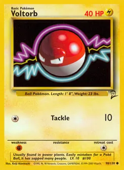 Voltorb 98/130 — Base Set 2