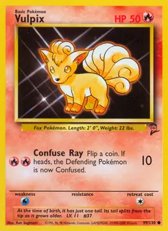 Vulpix 99/130 — Base Set 2