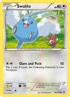Swablu 103/113 — Legendary Treasures