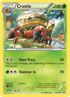 Crustle 14/113 — Legendary Treasures