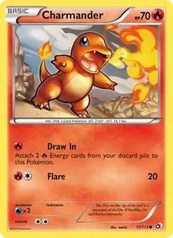 Charmander 17/113 — Legendary Treasures