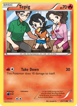 Tepig 25/113 — Legendary Treasures