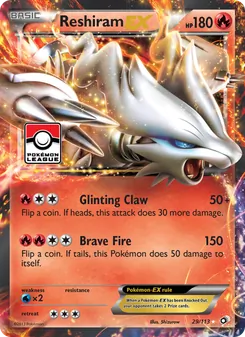 Reshiram-EX 29/113 — Legendary Treasures