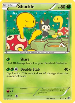 Shuckle 3/113 — Legendary Treasures