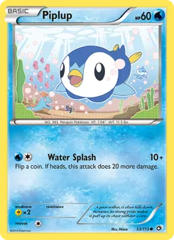 Piplup 33/113 — Legendary Treasures