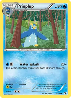 Prinplup 34/113 — Legendary Treasures