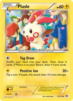 Plusle 47/113 — Legendary Treasures