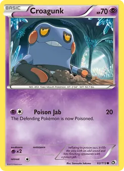 Croagunk 62/113 — Legendary Treasures