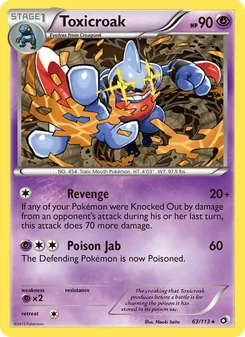 Toxicroak 63/113 — Legendary Treasures