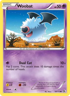 Woobat 64/113 — Legendary Treasures