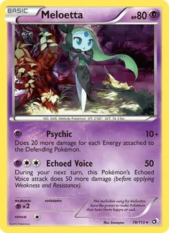 Meloetta 78/113 — Legendary Treasures
