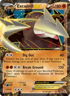 Excadrill-EX 82/113 — Legendary Treasures
