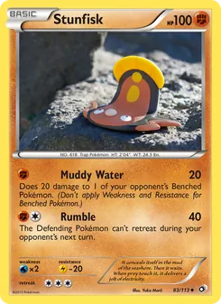 Stunfisk 83/113 — Legendary Treasures