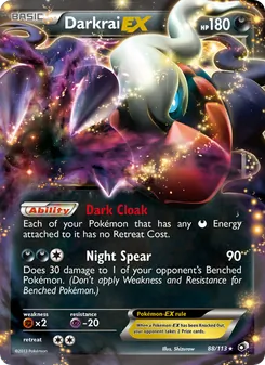 Darkrai-EX 88/113 — Legendary Treasures