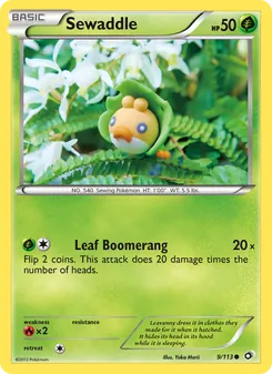 Sewaddle 9/113 — Legendary Treasures