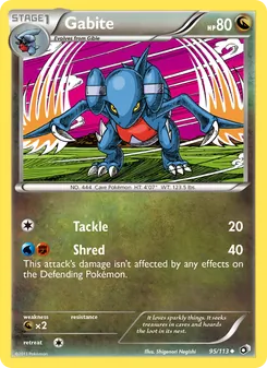 Gabite 95/113 — Legendary Treasures