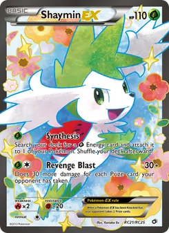 Shaymin-EX RC21/RC25 — Legendary Treasures