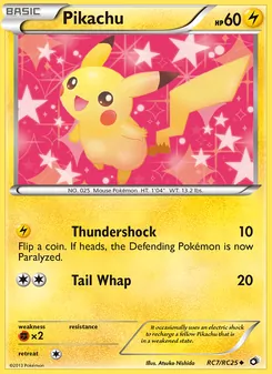 Pikachu RC7/RC25 — Legendary Treasures