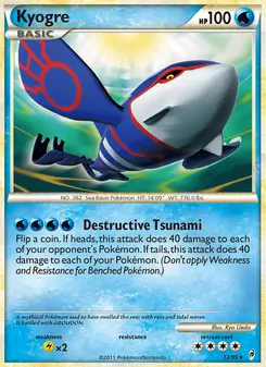Kyogre 12/95 — Call of Legends