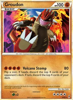 Groudon 6/95 — Call of Legends
