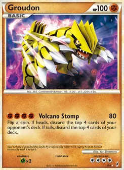 Groudon SL4/095 — Call of Legends