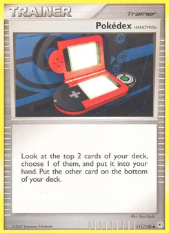 Pokédex HANDY910is 111/130 — Diamond & Pearl