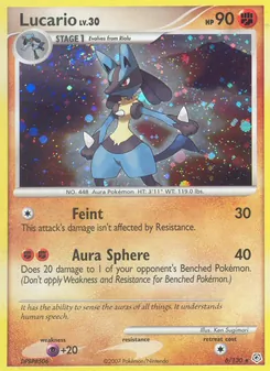Lucario 6/130 — Diamond & Pearl