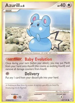 Azurill 69/130 — Diamond & Pearl