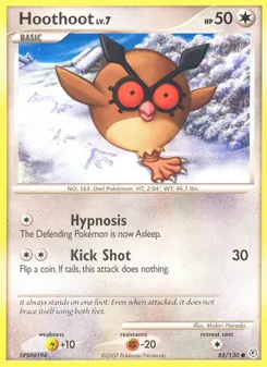 Hoothoot 85/130 — Diamond & Pearl