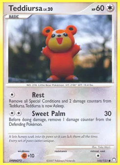 Teddiursa 105/123 — Mysterious Treasures