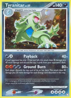 Tyranocif 17/123 — Mysterious Treasures