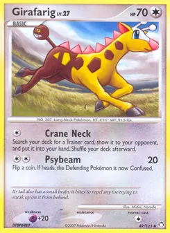 Girafarig 49/123 — Mysterious Treasures