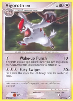Vigoroth 68/123 — Mysterious Treasures