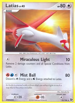 Latias 22/106 — Great Encounters