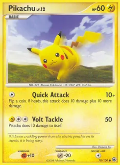 Pikachu 70/100 — Majestic Dawn