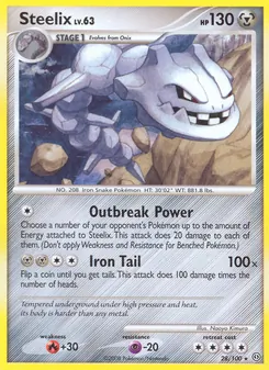 Steelix 28/100 — Stormfront