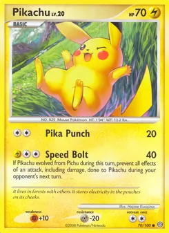 Pikachu 70/100 — Stormfront