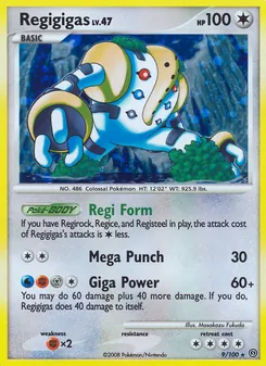 Regigigas 9/100 — Stormfront