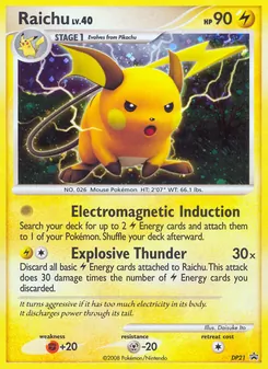 Raichu DP21 — DP Black Star Promos