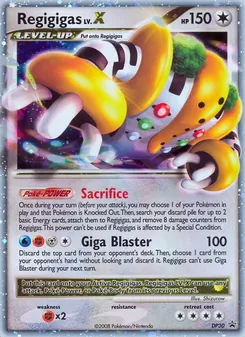 Regigigas DP30 — DP Black Star Promos