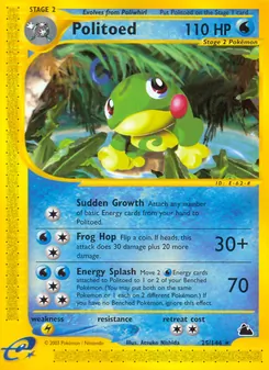 Politoed 25/144 — Skyridge