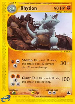 Rhydon 29/144 — Skyridge